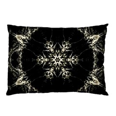 Bnw Mandala Pillow Case (two Sides) by MRNStudios