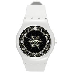 Bnw Mandala Round Plastic Sport Watch (m) by MRNStudios