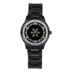 Bnw Mandala Stainless Steel Round Watch by MRNStudios