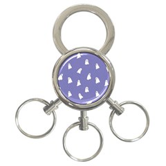 Ghost  3-ring Key Chain by SychEva