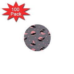 Bat 1  Mini Buttons (100 pack) 