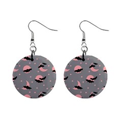 Bat Mini Button Earrings