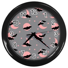 Bat Wall Clock (Black)