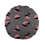 Bat Standard 15  Premium Round Cushions Back