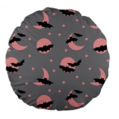 Bat Large 18  Premium Round Cushions