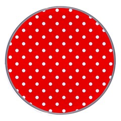 1950 Red White Dots Wireless Charger by SomethingForEveryone