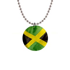 Rolled Out Jamaican Flag Button Necklace by MissUniqueDesignerIs