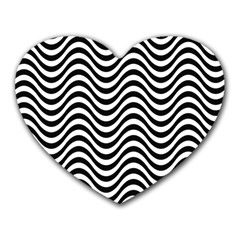 Waves Heart Mousepads by SomethingForEveryone