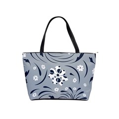 Folk Flowers Pattern Floral Surface Classic Shoulder Handbag by Eskimos