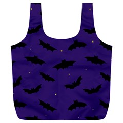 Bats In The Starry Sky Full Print Recycle Bag (xxxl)