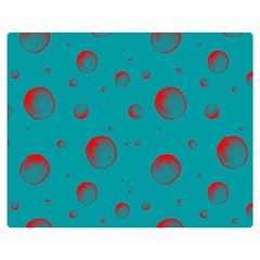 Red Drops Double Sided Flano Blanket (medium)  by SychEva