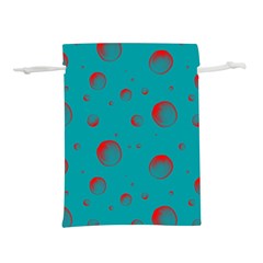 Red Drops Lightweight Drawstring Pouch (s) by SychEva