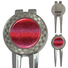 Red Sequins 3-in-1 Golf Divots by SychEva