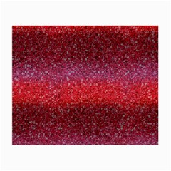 Red Sequins Small Glasses Cloth (2 Sides) by SychEva