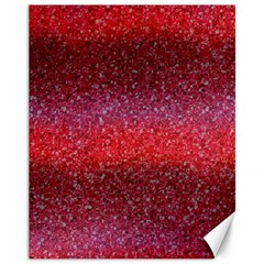 Red Sequins Canvas 11  X 14  by SychEva