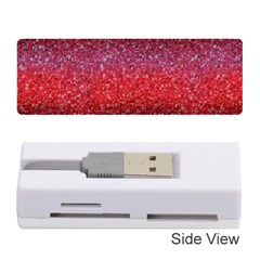 Red Sequins Memory Card Reader (stick) by SychEva