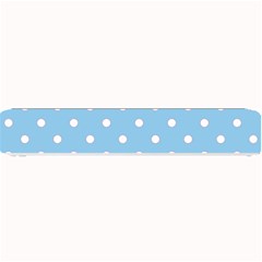 1950 Summer Sky Blue White Dots Small Bar Mats by SomethingForEveryone