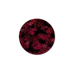 Red Abstraction Golf Ball Marker by SychEva