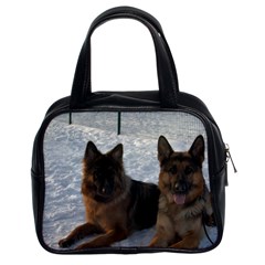 2 German Shepherds Classic Handbag (two Sides) by SomethingForEveryone