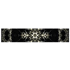 Bnw Mandala Small Flano Scarf by MRNStudios