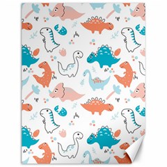 Funny Dinosaurs Kids Canvas 12  X 16  by SychEva