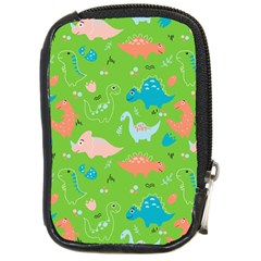 Funny Dinosaur Compact Camera Leather Case by SychEva