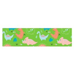 Funny Dinosaur Satin Scarf (oblong) by SychEva