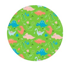 Funny Dinosaur Mini Round Pill Box (pack Of 3) by SychEva