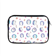 Cute And Funny Purple Hedgehogs On A White Background Apple MacBook Pro 15  Zipper Case