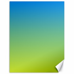 Gradient Blue Green Canvas 18  X 24  by ddcreations