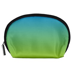 Gradient Blue Green Accessory Pouch (large) by ddcreations