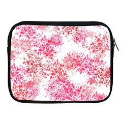 Red Splashes On A White Background Apple Ipad 2/3/4 Zipper Cases by SychEva
