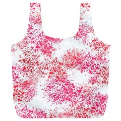 Red Splashes On A White Background Full Print Recycle Bag (xxxl) by SychEva