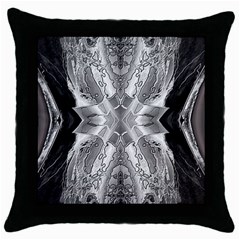 Compressed Carbon Throw Pillow Case (Black)