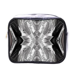 Compressed Carbon Mini Toiletries Bag (One Side)