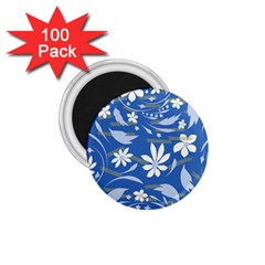 Folk flowers pattern 1.75  Magnets (100 pack) 