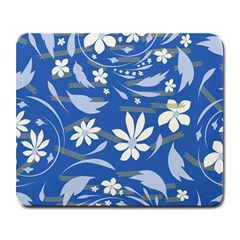 Folk Flowers Pattern Large Mousepads by Eskimos