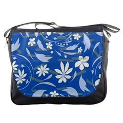 Folk Flowers Pattern Messenger Bag by Eskimos