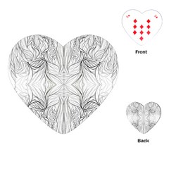 Mono Disegno Repeats Playing Cards Single Design (heart)