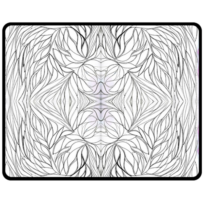 Mono Repeats Iii Double Sided Fleece Blanket (Medium) 