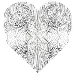 Mono Disegno Repeats Wooden Puzzle Heart