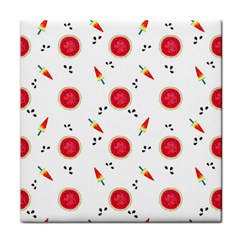 Slices Of Red And Juicy Watermelon Face Towel by SychEva