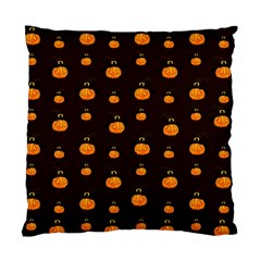 Halloween Pumpkins Pattern, Witch Hat Jack O  Lantern Standard Cushion Case (two Sides) by Casemiro