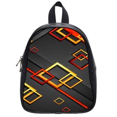 Modern Geometry School Bag (small) by Sparkle