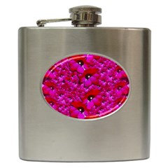 Flowers Grow And Peace Also For Humankind Hip Flask (6 Oz) by pepitasart