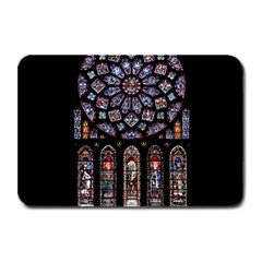 Chartres-cathedral-notre-dame-de-paris-amiens-cath-stained-glass Plate Mats