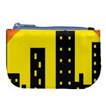 Skyline-city-building-sunset Large Coin Purse Front