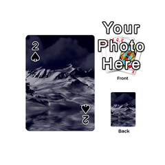 Mountain-snow-night-cold-winter Playing Cards 54 Designs (mini)