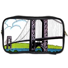 Bridge-vintage-clip-art-color Toiletries Bag (two Sides) by Sudhe