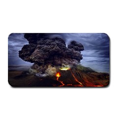 Landscape-volcano-eruption-lava Medium Bar Mats